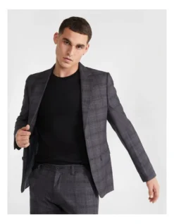 Princeton Check Blazer In Charcoal 12 Princeton Check Blazer In Charcoal -Gant Shop 937785160 4 720x928