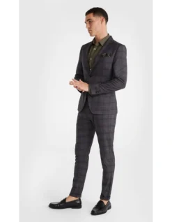 Princeton Check Blazer In Charcoal 14 Princeton Check Blazer In Charcoal -Gant Shop 937785160 6 720x928