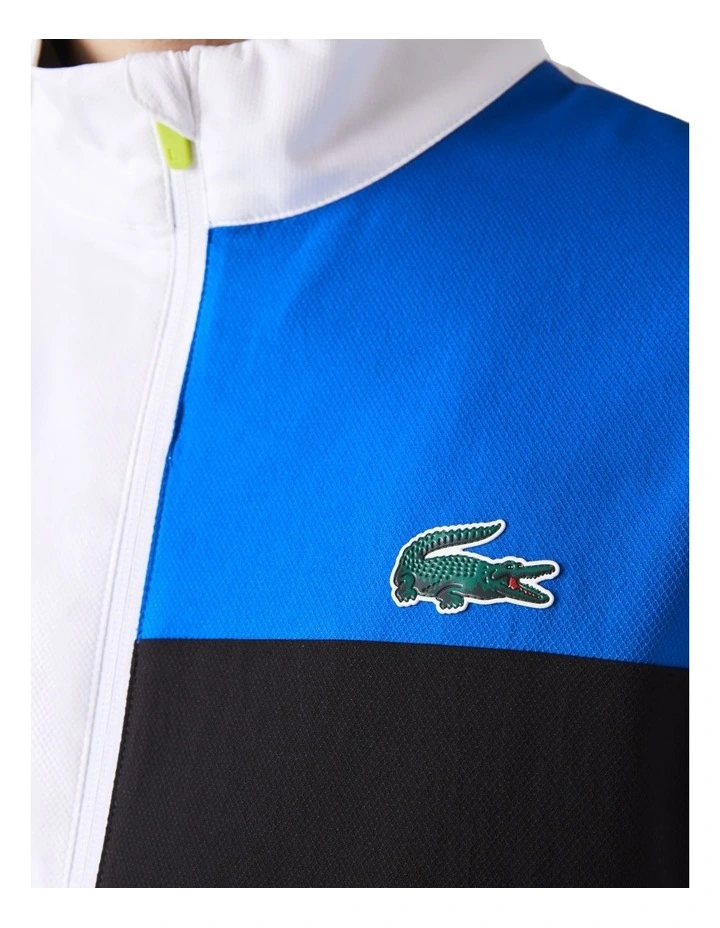 Lacoste Team Leader Poly Tracksuit In White/Black 8 Lacoste Team Leader Poly Tracksuit In White/Black - Image 6