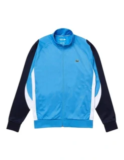 Lacoste Technical Poly Track Jacket In Blue -Gant Shop 937863550 7 720x928