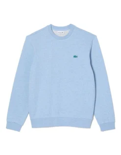 Lacoste Textured Crew Neck Sweat Top In Blue -Gant Shop 938033470 6 720x928
