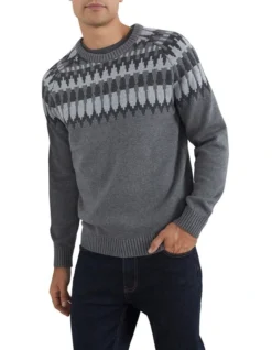 French Connection Intarsia Knit