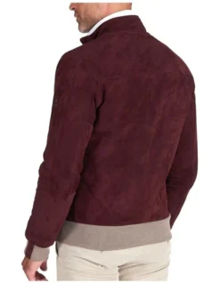 Suede Leather Zip Bomber Jacket -Gant Shop 943965100 5 720x928