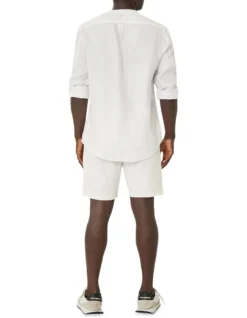 The Mandarin Trinidad Long Sleeve Shirt In White -Gant Shop 948061540 4 720x928