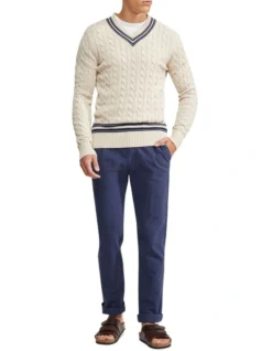 Oxford Fraser Linen Cotton Pullon Pants In Navy -Gant Shop 948749320 5 720x928