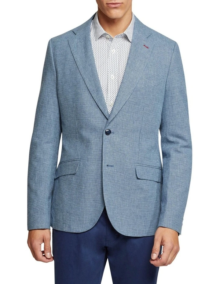 Oxford Milton Unlined Blazer In Blue 3 Oxford Milton Unlined Blazer In Blue