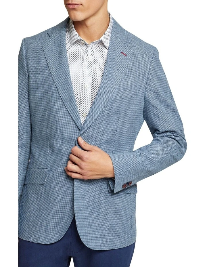 Oxford Milton Unlined Blazer In Blue 6 Oxford Milton Unlined Blazer In Blue - Image 4