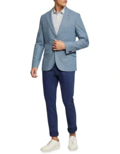 Oxford Milton Unlined Blazer In Blue 12 Oxford Milton Unlined Blazer In Blue -Gant Shop 948784420 5 720x928