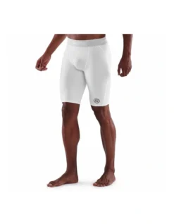 SKINS Compression Series 1 Half Tights In White