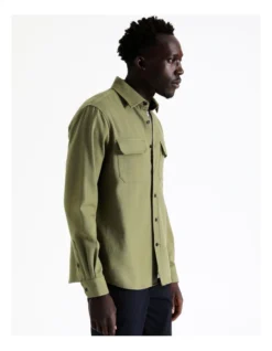Tolga Textured Ls Overshirt In Green 12 Tolga Textured Ls Overshirt In Green -Gant Shop 956561140 4 720x928