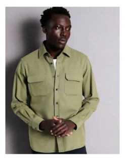 Tolga Textured Ls Overshirt In Green 15 Tolga Textured Ls Overshirt In Green -Gant Shop 956561140 7 720x928