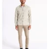 Kai Brushed Long Sleeve Check Slim Fit Shirt In Beige -Gant Shop 956561680 1 720x928