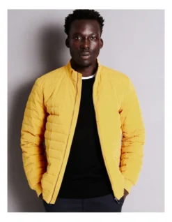 Parker Puffer Jacket In Yellow -Gant Shop 956583820 2 720x928