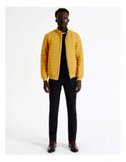 Parker Puffer Jacket In Yellow -Gant Shop 956583820 4 720x928
