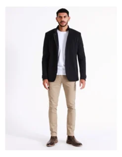 James Bonded Jacket In Charcoal