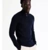 Australian Merino 1/4 Zip Knit In Navy -Gant Shop 956606230 1 720x928