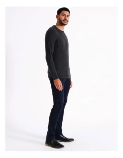 Tristan Textured Knit In Charcoal -Gant Shop 956608300 3 720x928