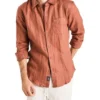 Long Sleeve Linen Shirt In Burnt Orange -Gant Shop 958335040 1 720x928