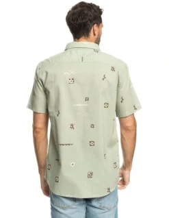 Quiksilver Mini Mark Shirt In Desert Sage -Gant Shop 959057200 3 720x928