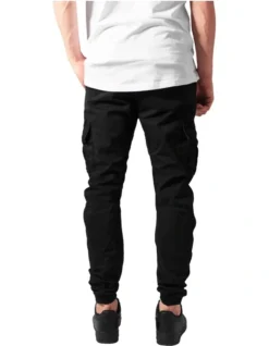 URBAN CLASSICS Cuffed Cargo Jogging Pants In Black 11 URBAN CLASSICS Cuffed Cargo Jogging Pants In Black -Gant Shop 959637610 3 720x928