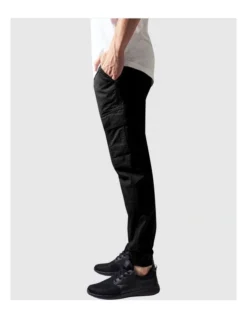 URBAN CLASSICS Washed Cargo Twill Jogging Pants In Black -Gant Shop 959638510 3 720x928