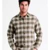 Valley Long Sleeve Check Overshirt In Brown -Gant Shop 960774490 1 720x928
