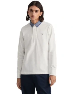 Gant The Original Heavy Rugger In Eggshell