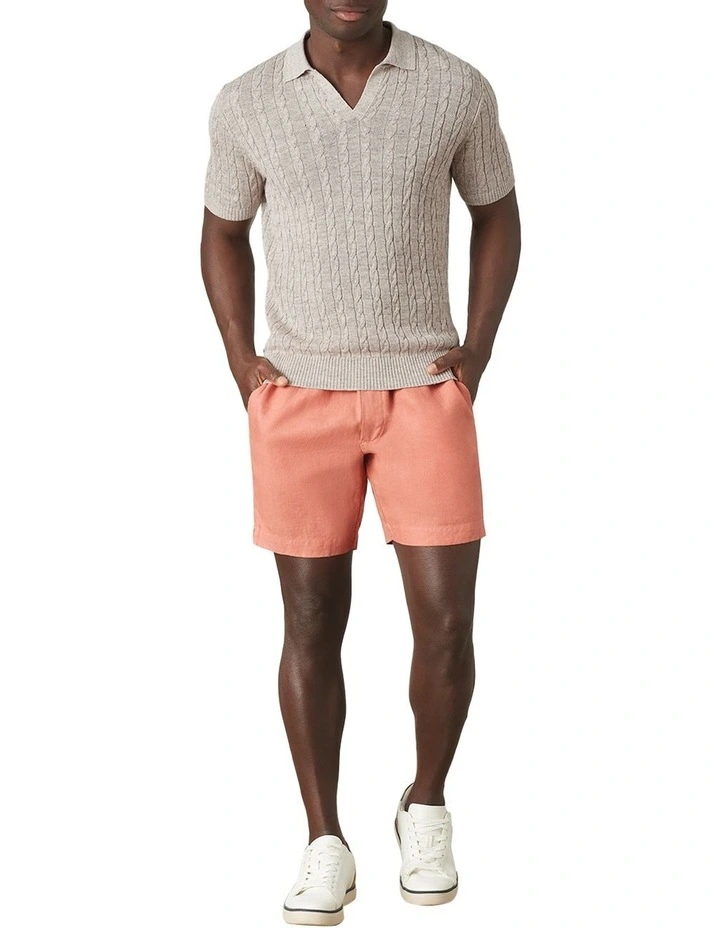 Newcomb Cable Polo In Sand 4 Newcomb Cable Polo In Sand - Image 2