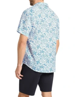 Pina Colada Short Sleeve Shirt In White Multi -Gant Shop 963243190 3 720x928