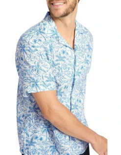 Pina Colada Short Sleeve Shirt In White Multi -Gant Shop 963243190 4 720x928