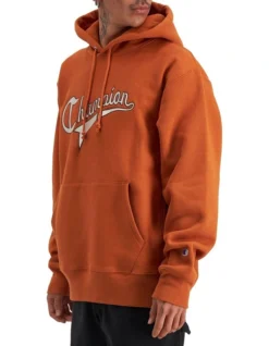 Champion Reverse Weave Collegiate Cursive Script Hoodie Cinnamon Haze -Gant Shop 963873730 6 720x928