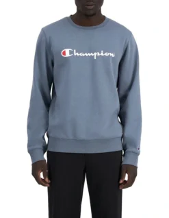 Champion Script Crew In Blue