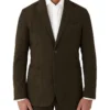 Cambridge Burnley Modern Fit Sports Jacket In Khaki