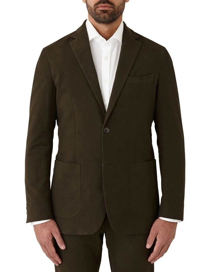 Cambridge Burnley Modern Fit Sports Jacket In Khaki 3 Cambridge Burnley Modern Fit Sports Jacket In Khaki