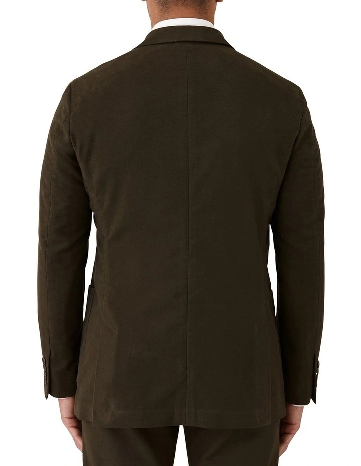 Cambridge Burnley Modern Fit Sports Jacket In Khaki 4 Cambridge Burnley Modern Fit Sports Jacket In Khaki - Image 2