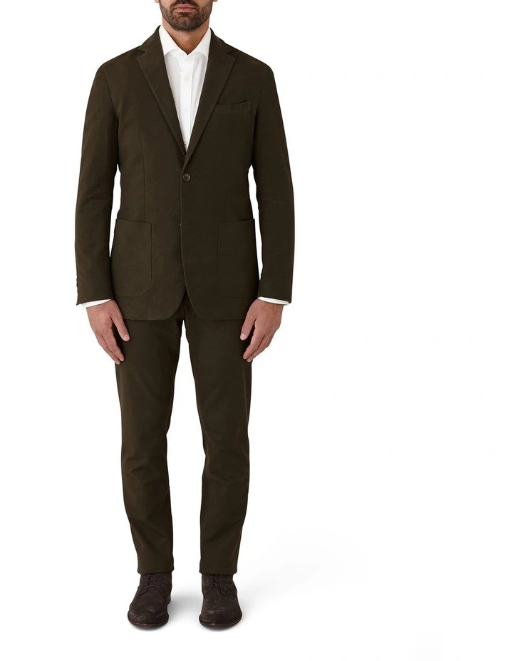 Cambridge Burnley Modern Fit Sports Jacket In Khaki 7 Cambridge Burnley Modern Fit Sports Jacket In Khaki - Image 5