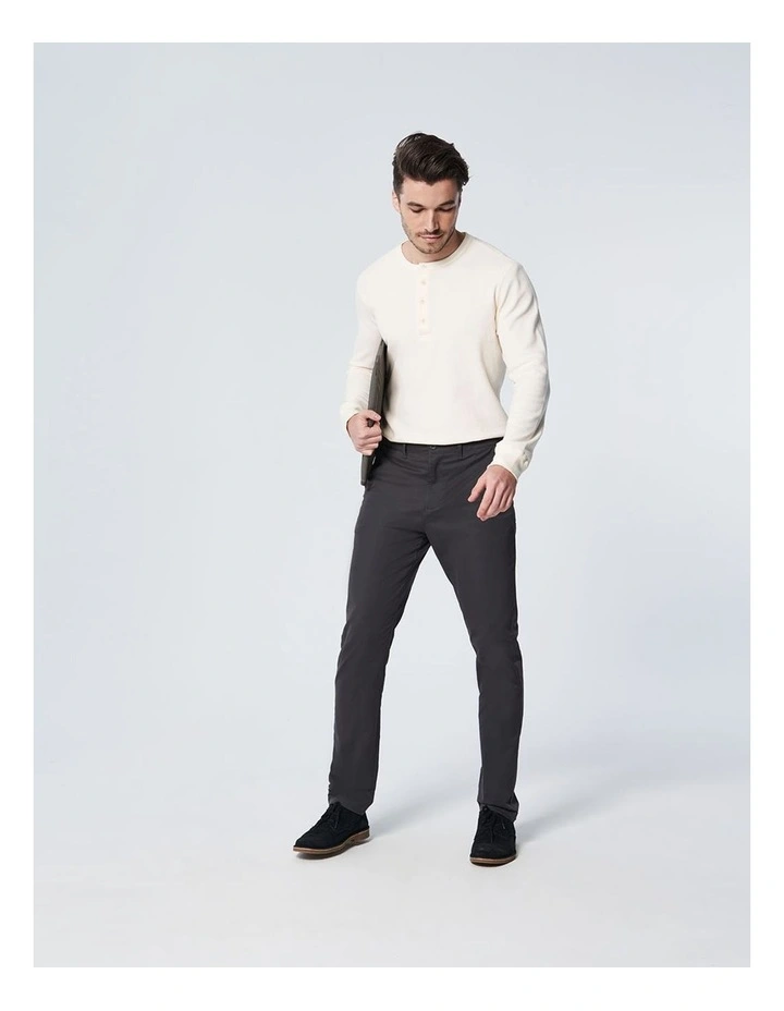 Advanced Chino Pants 30" Long In Dark Grey 5 Advanced Chino Pants 30" Long In Dark Grey - Image 3