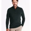 Australian Merino Quarter Zip Knit In Green -Gant Shop 965295010 1 720x928