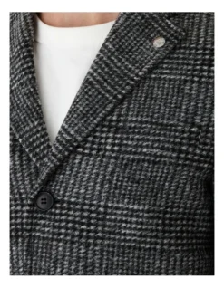 Gibson Mercury Slim Fit Overcoat In Black/White 11 Gibson Mercury Slim Fit Overcoat In Black/White -Gant Shop 966073870 4 720x928