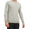 Jack & Jones Atlas Knit Pullover In Light Grey Melange -Gant Shop 966808180 1 720x928