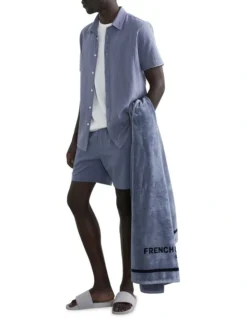 French Connection Textured Cotton Classic Fit Shirt -Gant Shop 968061610 968044330 3 720x928