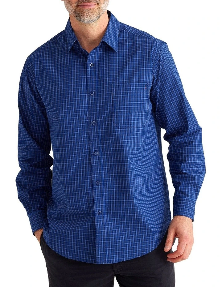 St Jude Long Sleeve Shirt In Blue 3 St Jude Long Sleeve Shirt In Blue