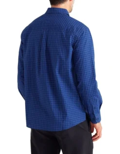 St Jude Long Sleeve Shirt In Blue 9 St Jude Long Sleeve Shirt In Blue -Gant Shop 970805530 3 720x928