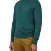 Ben Sherman Signature Long Sleeve Knitted Polo In Green -Gant Shop 970812550 1 720x928