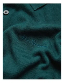 Ben Sherman Signature Long Sleeve Knitted Polo In Green 11 Ben Sherman Signature Long Sleeve Knitted Polo In Green -Gant Shop 970812550 5 720x928