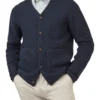 Ben Sherman Boiled Wool Cardigan In Blue 2 Ben Sherman Boiled Wool Cardigan In Blue -Gant Shop 970977340 1 720x928