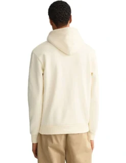 Gant Crest Shield Sweat Hoodie In Cream -Gant Shop 974188090 3 1 720x928