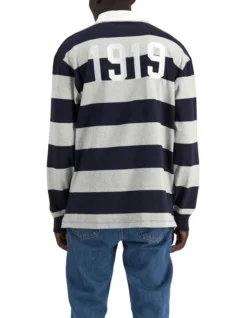 Champion Heritage Collegiate Long Sleeve Rugby Shirt In Navy 11 Champion Heritage Collegiate Long Sleeve Rugby Shirt In Navy -Gant Shop 974658700 3 720x928