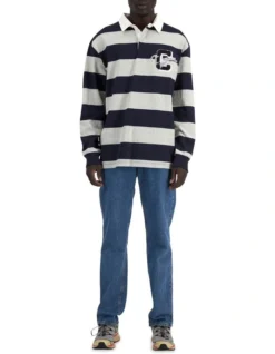 Champion Heritage Collegiate Long Sleeve Rugby Shirt In Navy 12 Champion Heritage Collegiate Long Sleeve Rugby Shirt In Navy -Gant Shop 974658700 4 720x928
