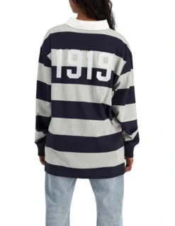 Champion Heritage Collegiate Long Sleeve Rugby Shirt In Navy 15 Champion Heritage Collegiate Long Sleeve Rugby Shirt In Navy -Gant Shop 974658700 7 720x928